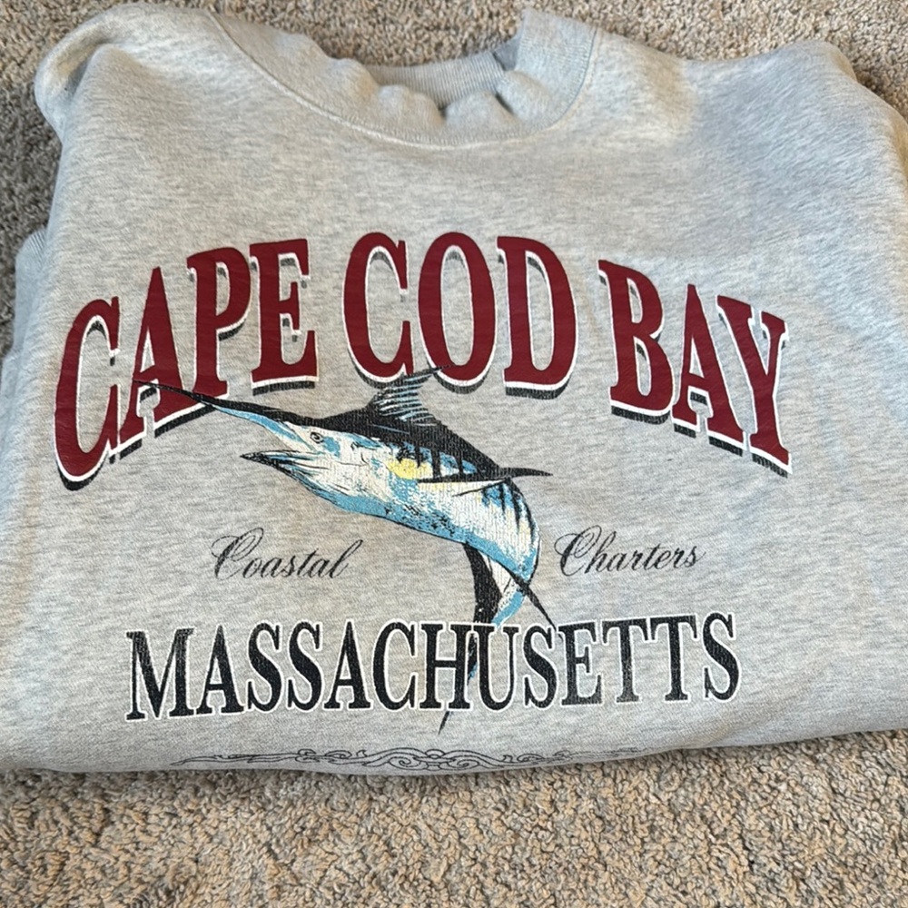 Abercrombie & Fitch Gray Cape Cod Bay Sweatshirt M